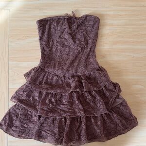 Marshalls Brown Strapless Dress